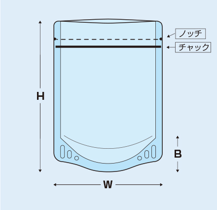ラミジップ®スタンドパックALカラースタンドﾄﾞ(5色)