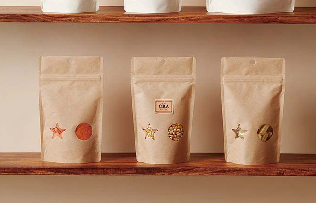 CRAタイプ(茶クラフト○☆窓抜き)